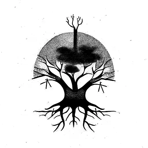 3 Different Trees Roots