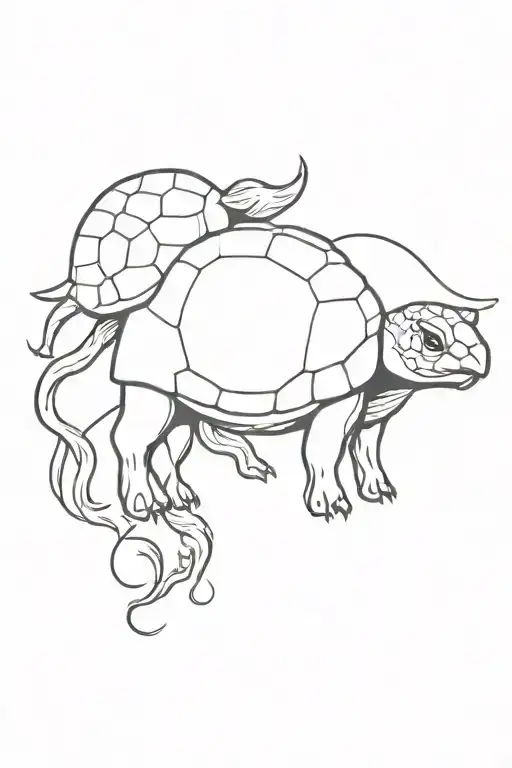 Turtle And Goat Head