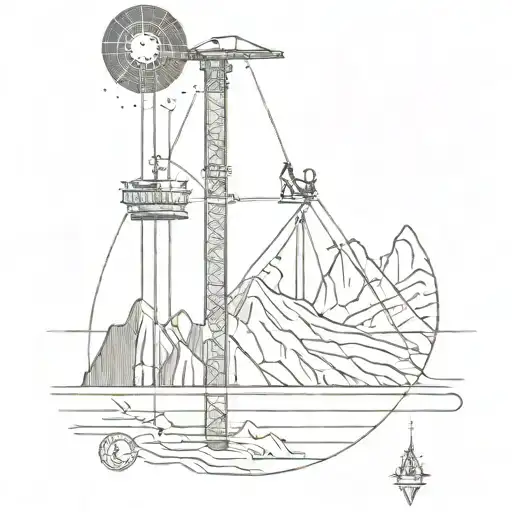 Combine Elements Of Crossfit And Travel To Create A Unique Tattoo Design