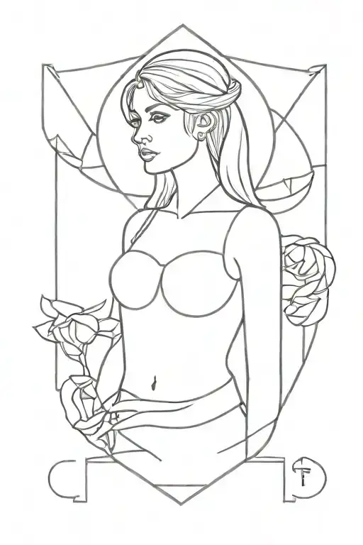 Women And Strength And Tarot Inspired