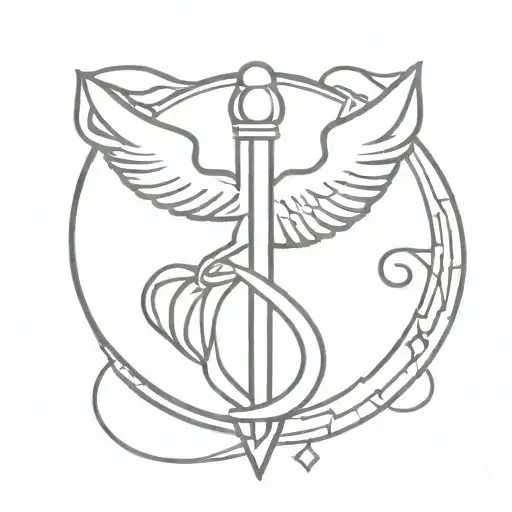 Veterinary Caduceus Symbol