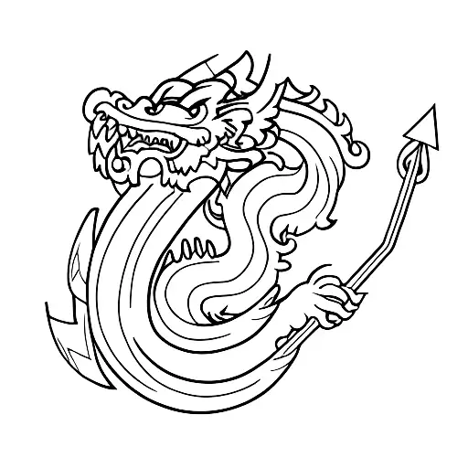 Dragon And Arrow
