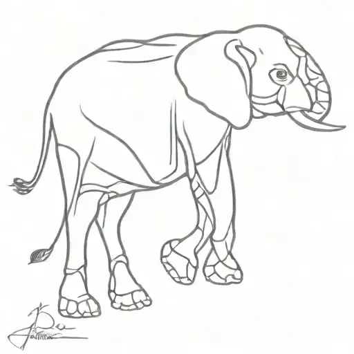 Skeleton Riding An Elephant