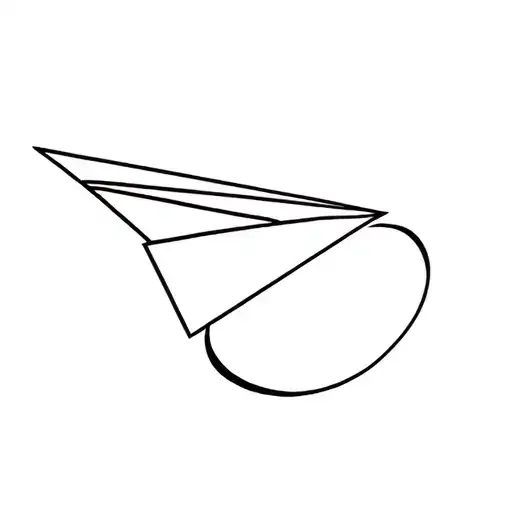 Paper Airplane With C Trail Winding