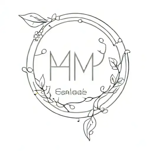 Four Kids Names Incorporated Into The Design