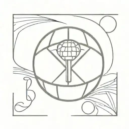 Disco Ball With Bcn Word Inside