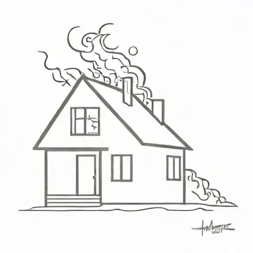 A House That Is On Fire