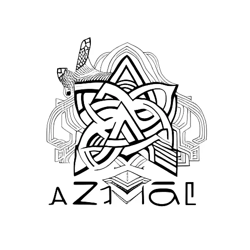 A Minimalist Tattoo Of The Word 'Zara' In A Stylish Font