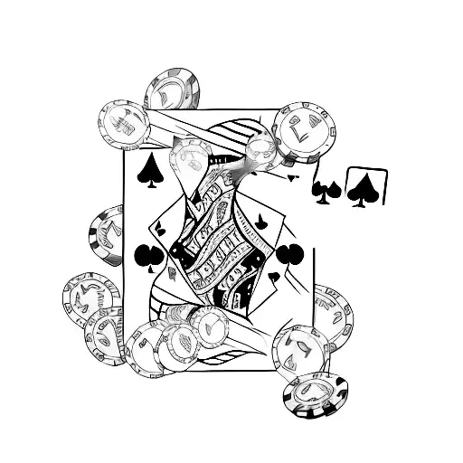 Gambling Addiction Combined With Adrenaline Molecule