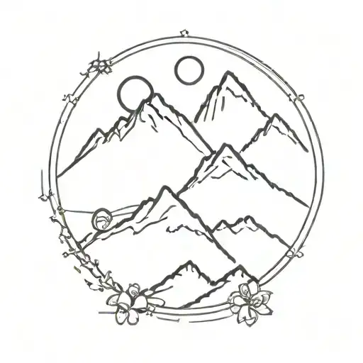 Mountain And Sun Chained