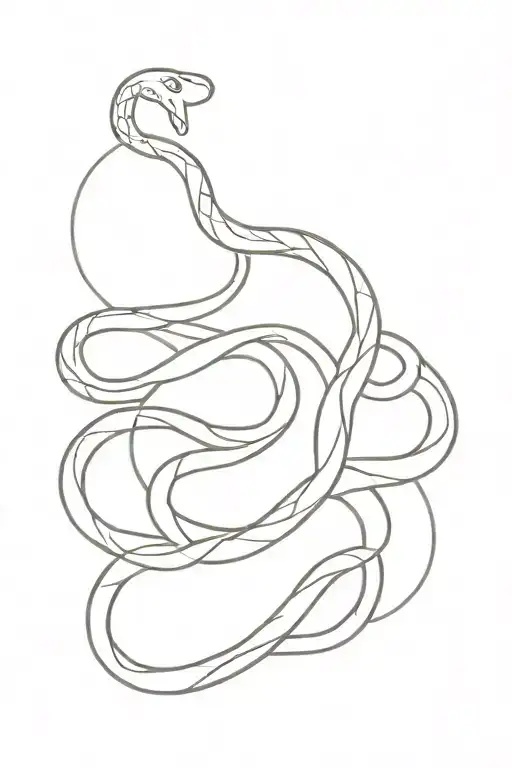 Skinny Snake Intertwined