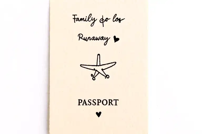 Mini Tattoo Airplane Family Airport Runaway Passport Love