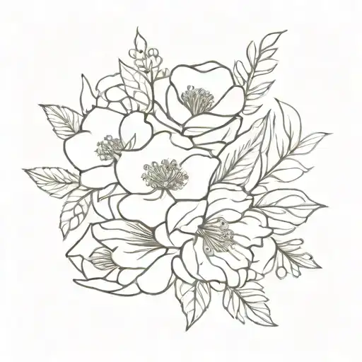 Birth Flower Bouquet