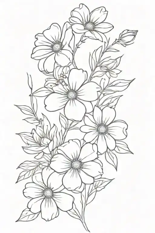 Daisy Flower Violet Flower Rose Flower Bouquet