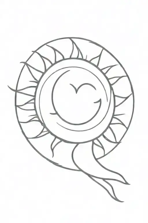 Simple Small Sun And Seperate Heart