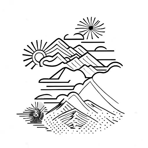 A Breathtaking View Of Montserrat Mountain Range From A Skydiver's Perspective