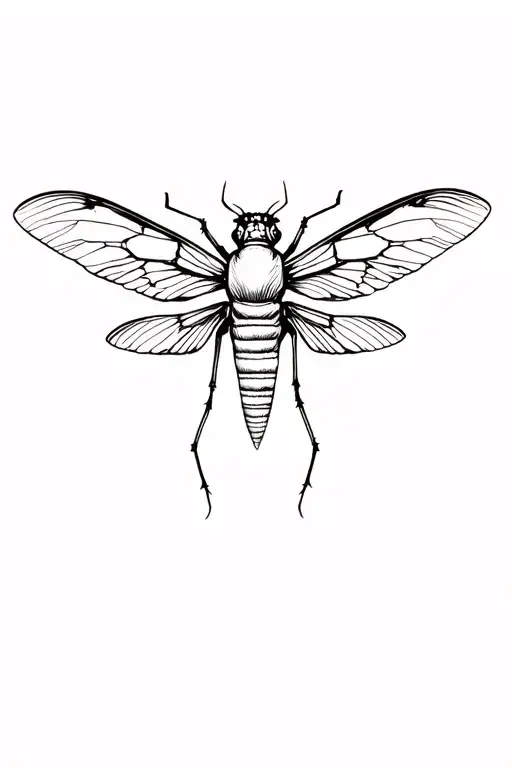 Moth With Wings Spread Wide Open