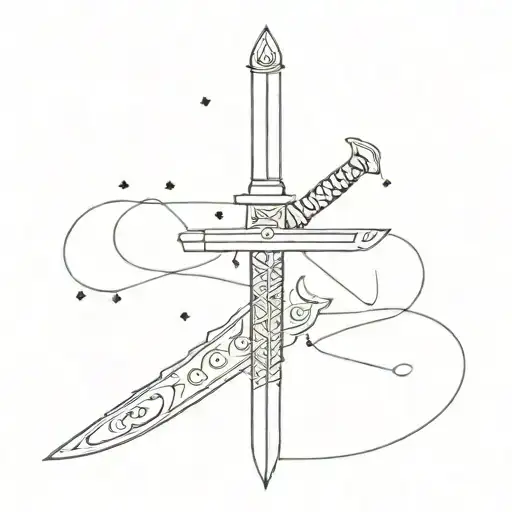 Sword With Small Sparkles