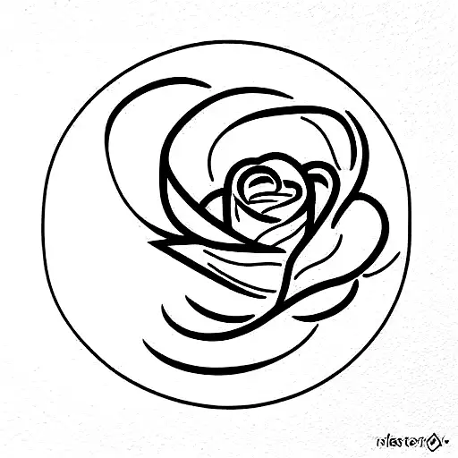 A Bird Carrying A Rose