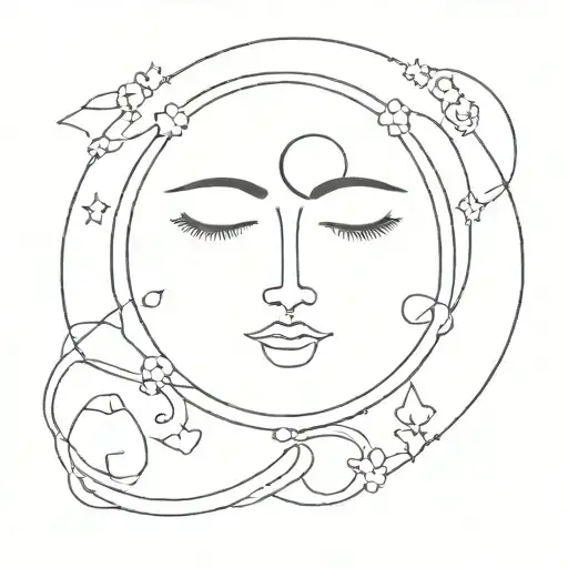 Moon Face Minimalist