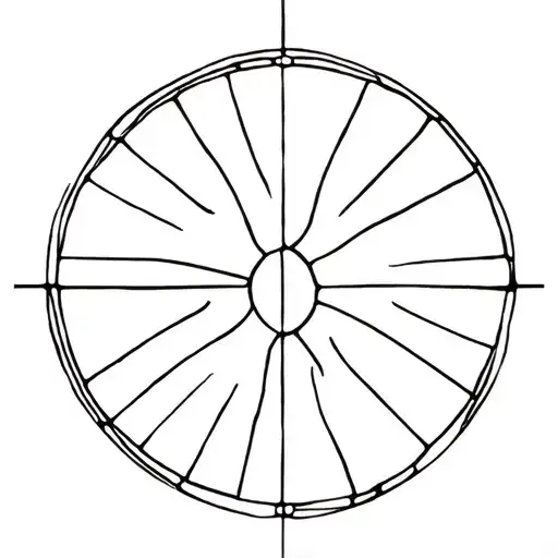 Stained Glass Window With Sun Rays