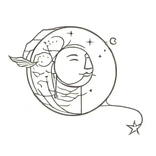 Earthy Man In The Moon