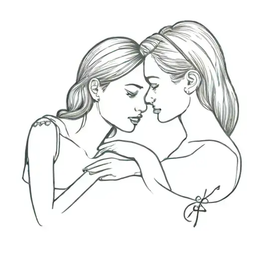 Sister Tattoos Simple Small