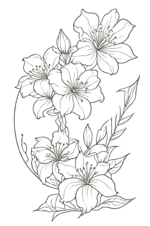 January July November Birth Flower Bunch Of Flower