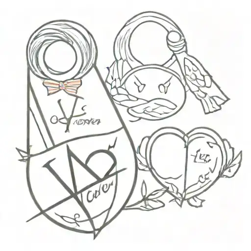 Harry Potter Themed Tattoo Featuring Love