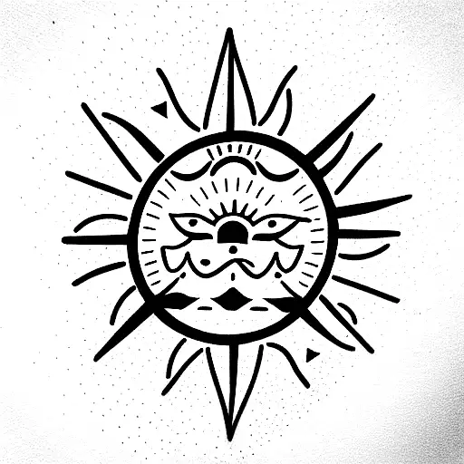 Sun With Sword
