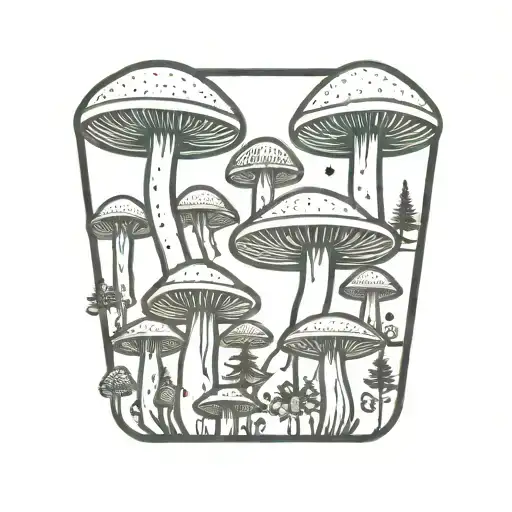 Mushroom Ufo Forest
