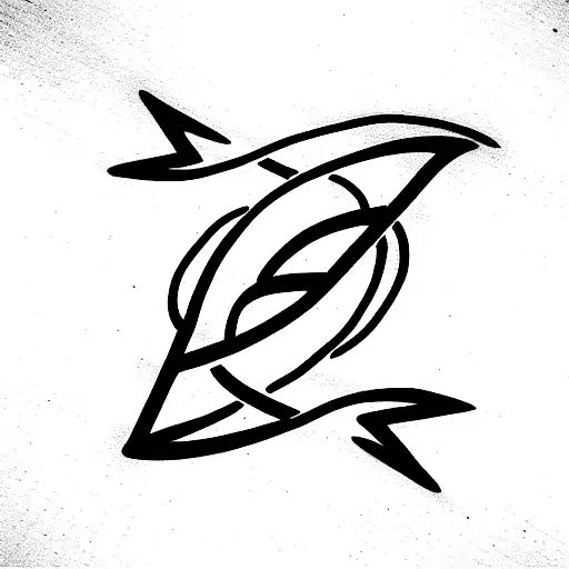 Infinity Symbol And Thunder