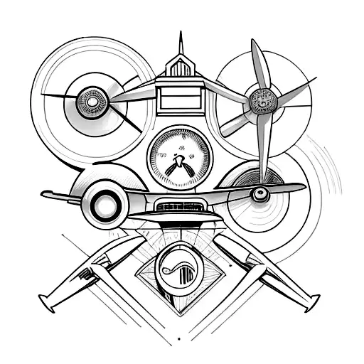 Combine Elements Of A Classic Car And A Plane In A Unique Design