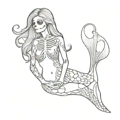 Mermaid Skeleton