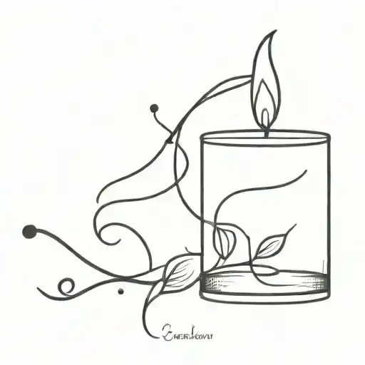 Semicolon And Candle