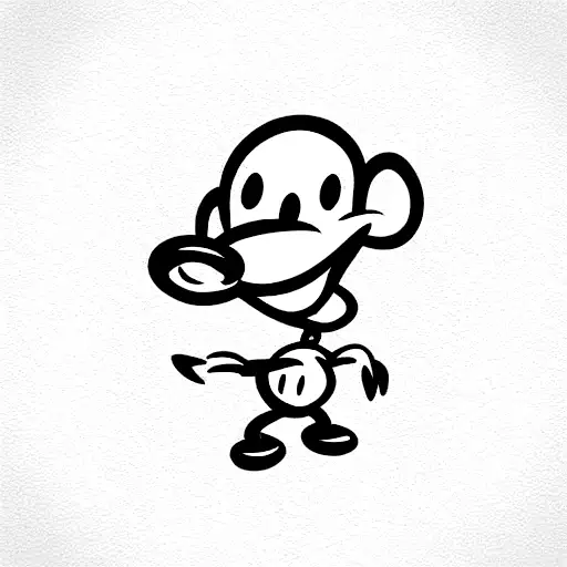 Goofy Cartoon Character