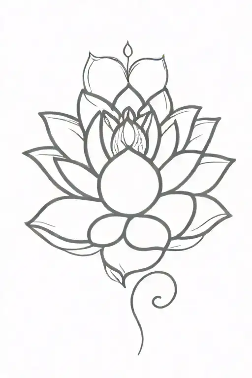 Lotus Flower With A Heartbeat
