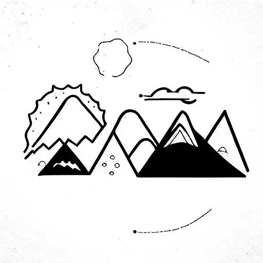 Mountain Sea And Nature