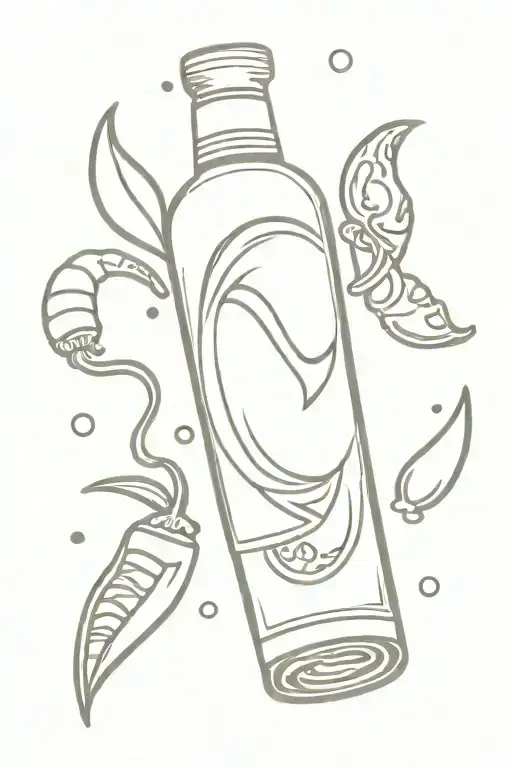 Taco Bell Hot Sauce Black And White