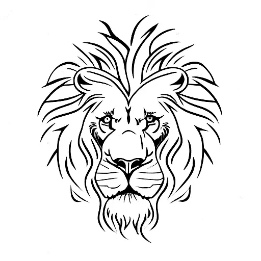Lion With Text Stay