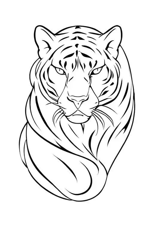 Furious Panther With