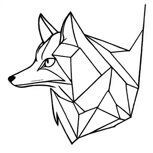 Fox Geometrical With Crow
