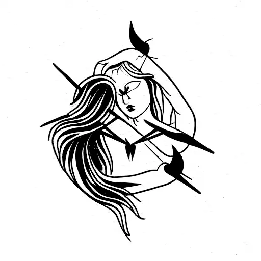 Twins With Angel And Devil