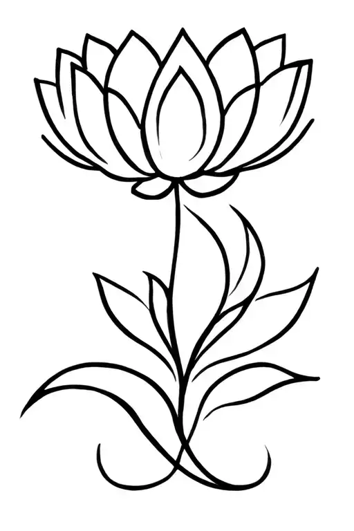 Symbol Lotus Flower