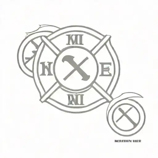 Firefighter Roman Numerals Representing Important Dates