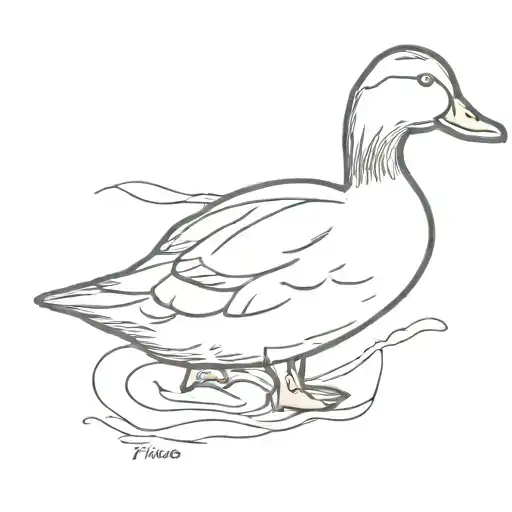Duck Contour With Coordinates