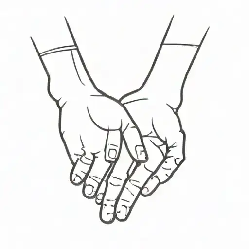 Minimalist Black And White Tatoo For Back Wrist For Men