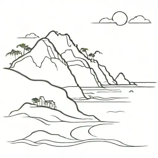 Piha Beach Scene
