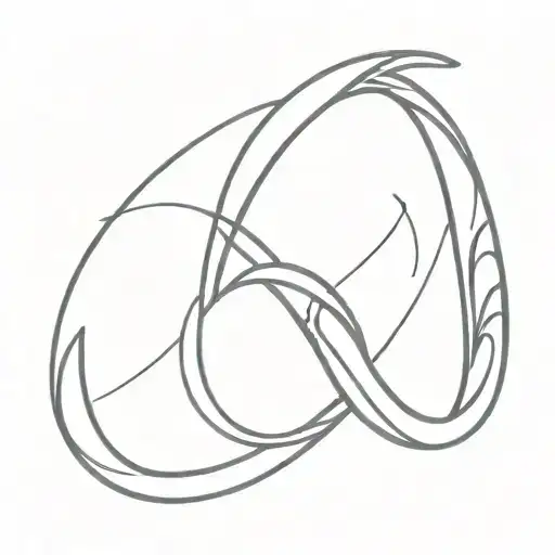 Infinity Symbol With The Letter S