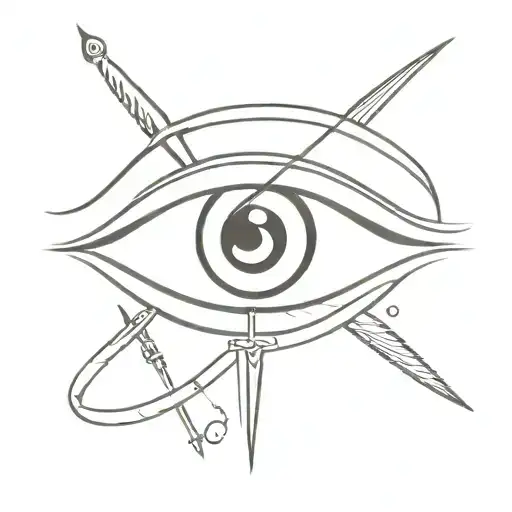 Crying Eye And Sword